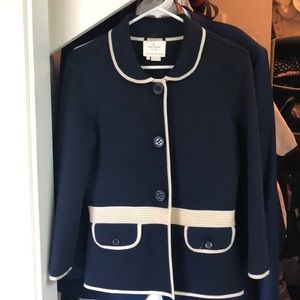 Kate Spade blue wool jacket